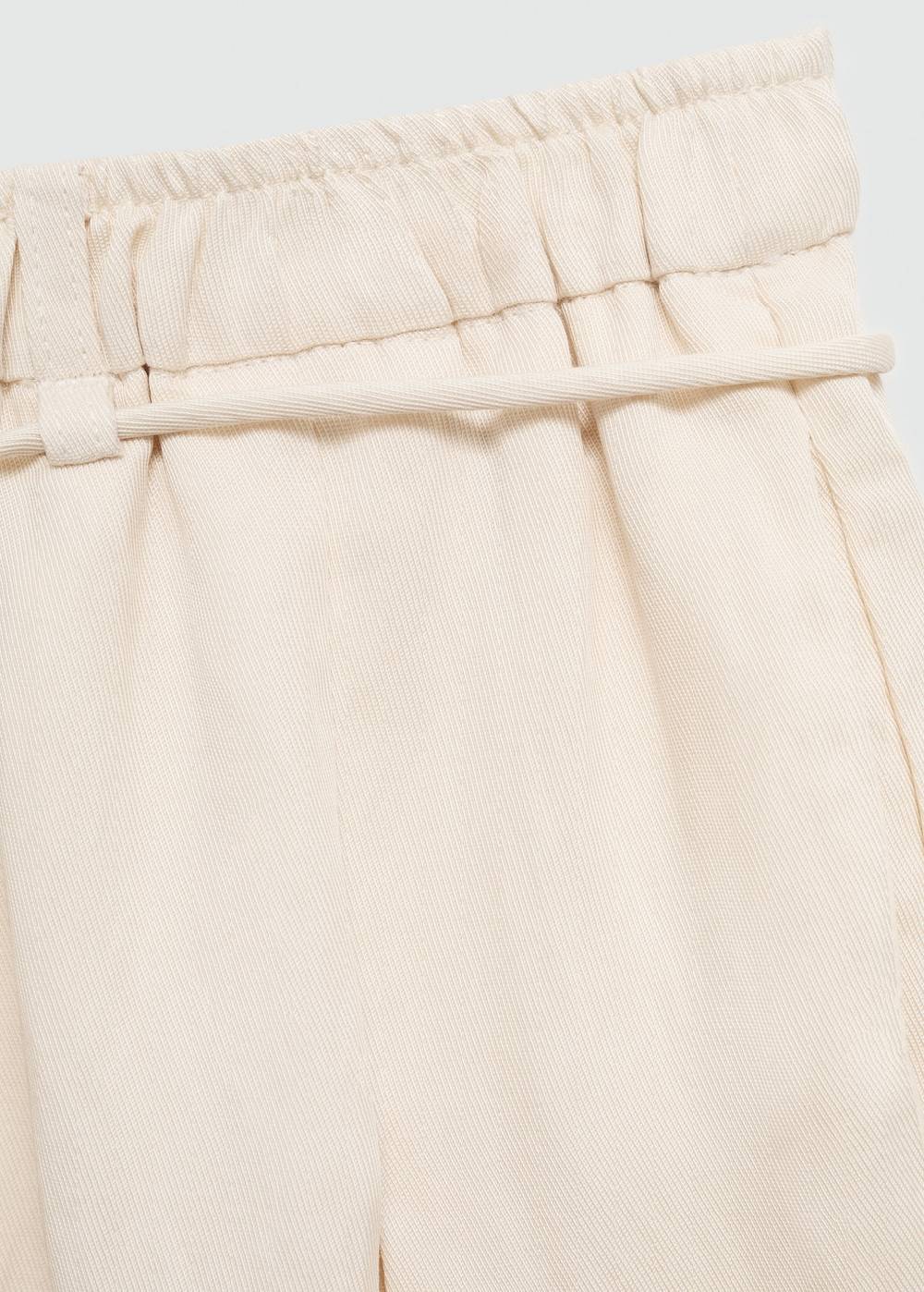 Mango Gerade Lyocell-Hose Letzter Tag