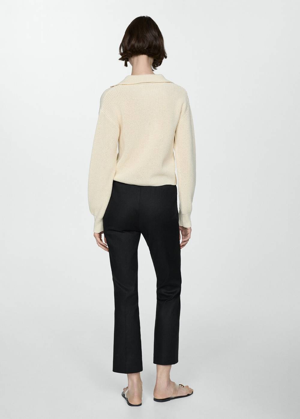 Mango Flared-Hose aus Leinen Zeitbegrenzte Promotion