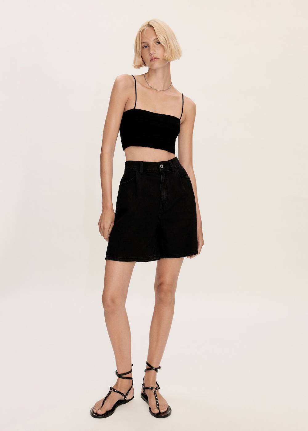 Mango Gerade Jeans-Shorts Bis zu 55% Rabatt