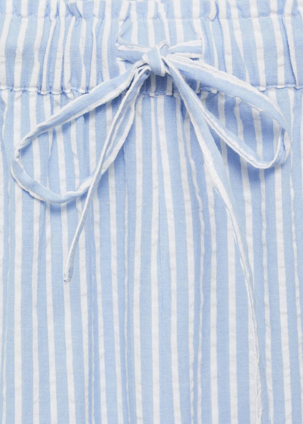 Mango Bestickte Streifenhose Günstig kaufen