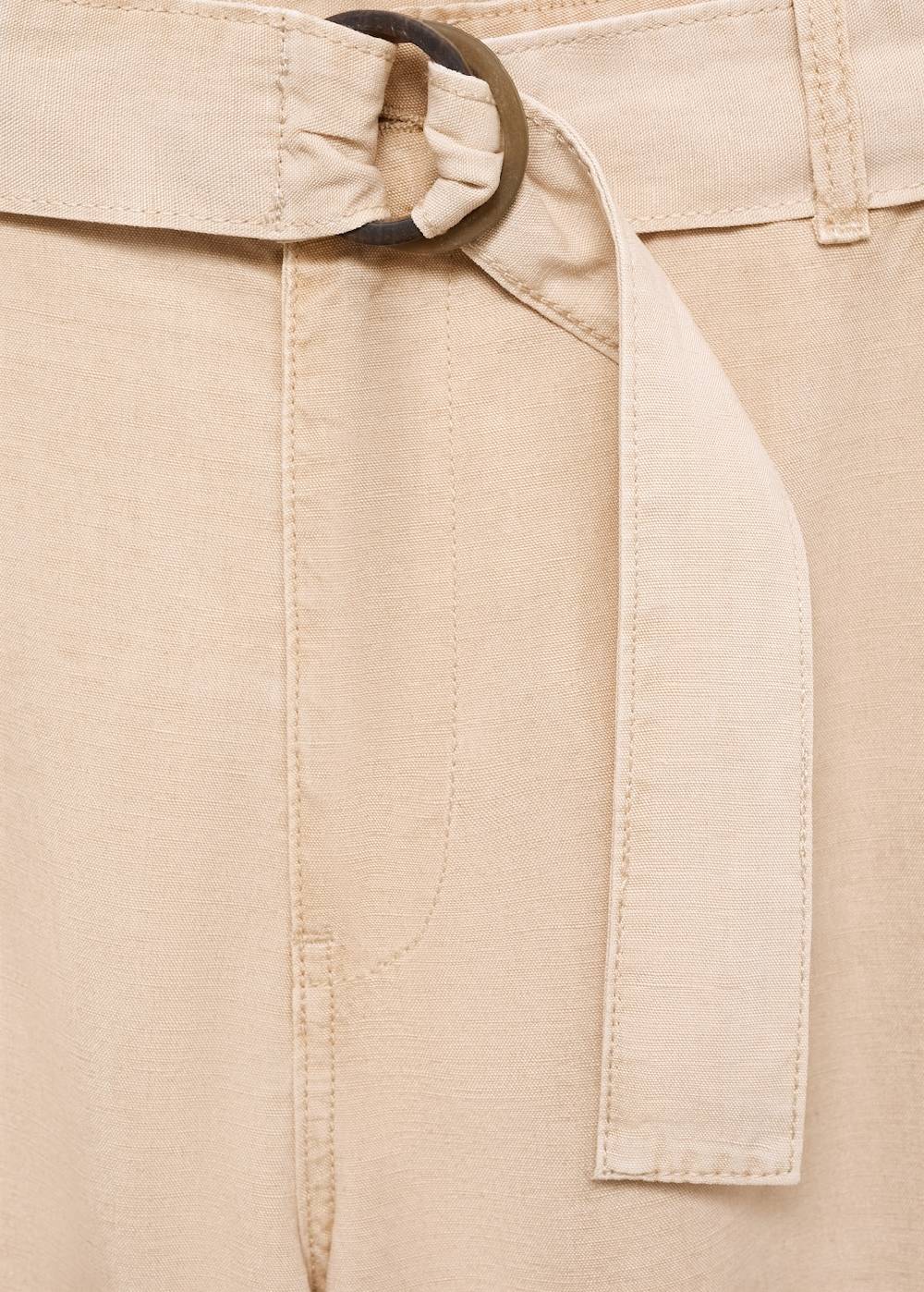 Mango Fließende Hose mit Gürtel Begrenztes Angebot