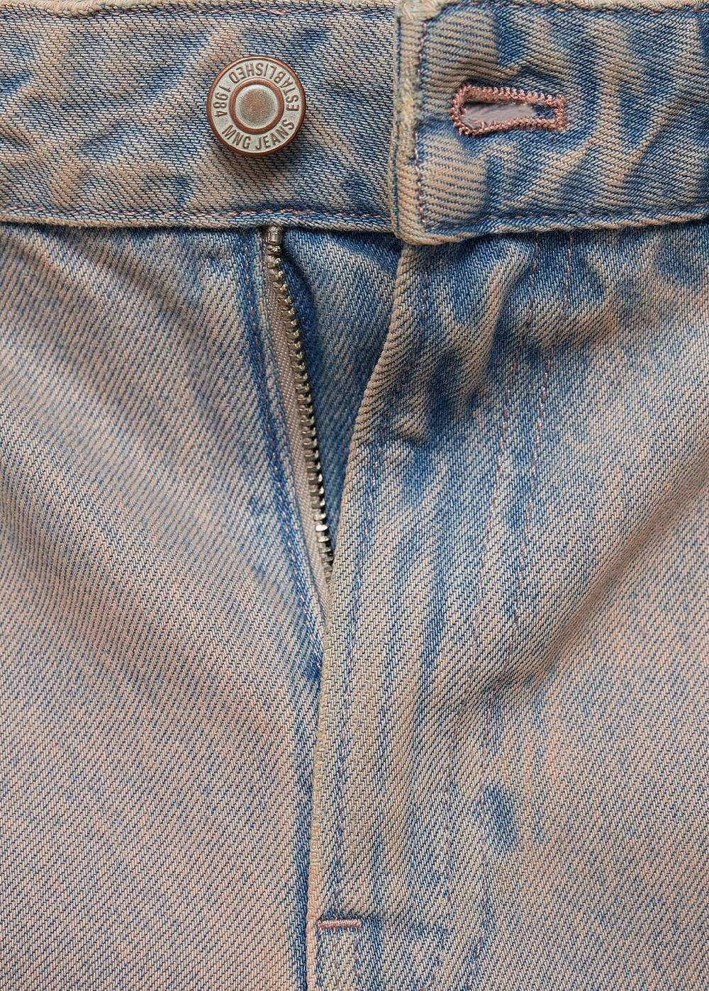 Mango Jeans-Bermudashorts mit Washed-Out-Effekt Jubiläumsangebot