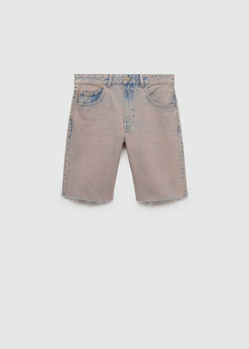 Mango Jeans-Bermudashorts mit Washed-Out-Effekt Jubiläumsangebot
