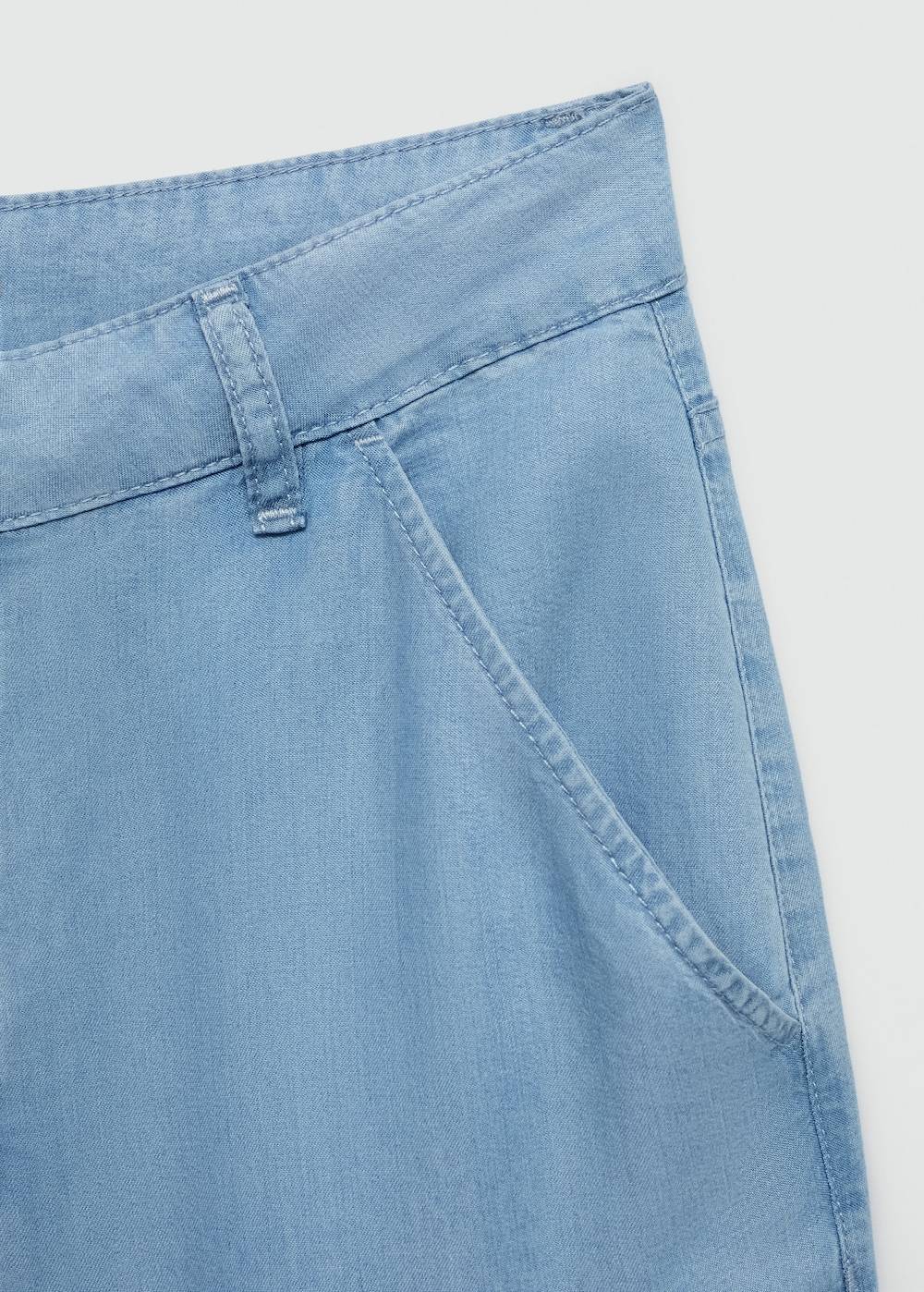 Mango Wideleg-Hose aus Lyocell Neuheiten