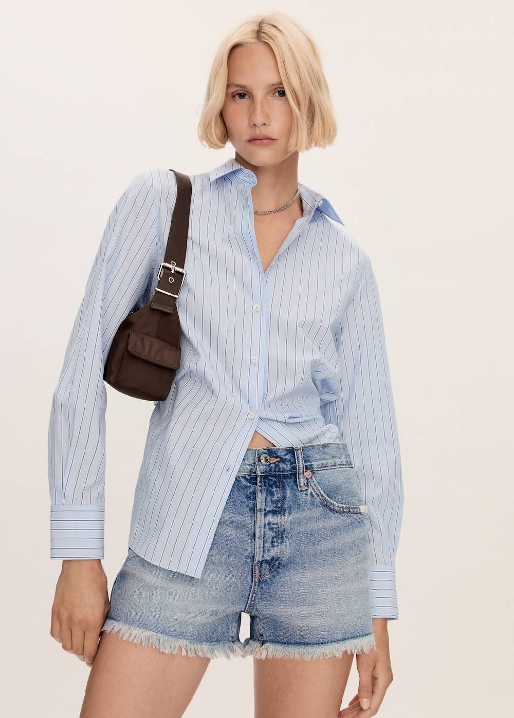 Mango Jeansshorts mit ausgefranstem Saum Bestseller