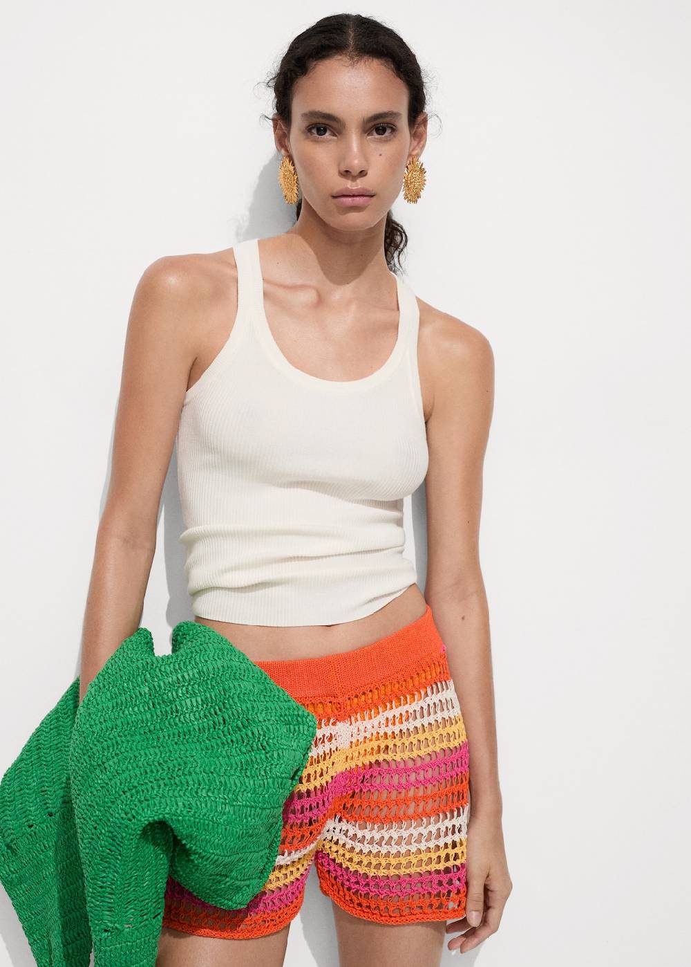 Mango Kombiniertes Häkel-Shorts Super Sparpreis