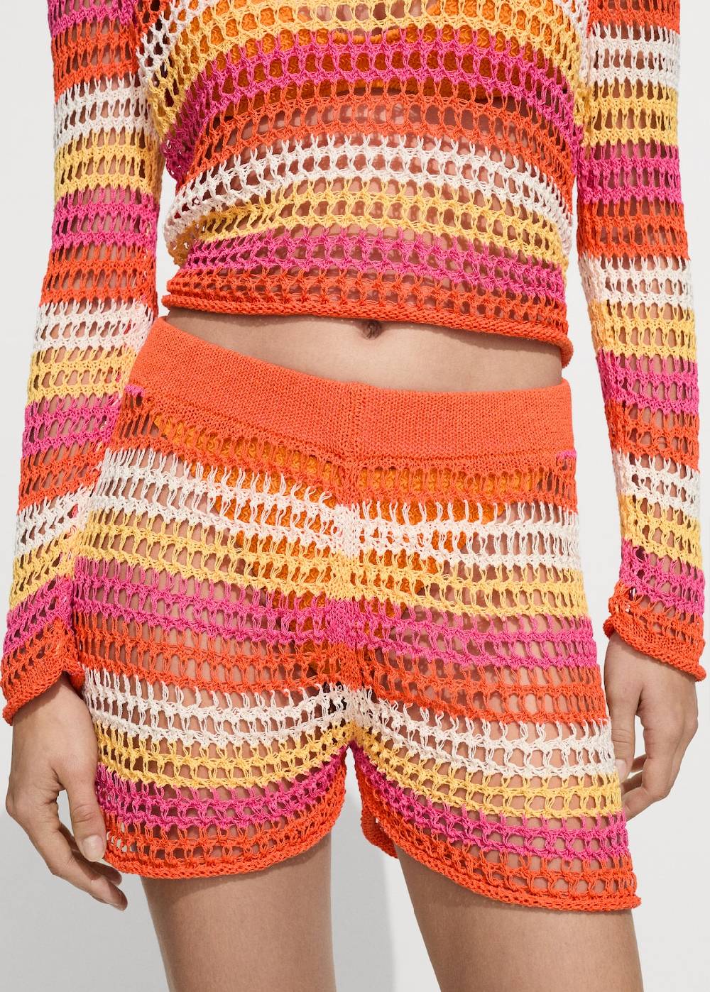 Mango Kombiniertes Häkel-Shorts Super Sparpreis