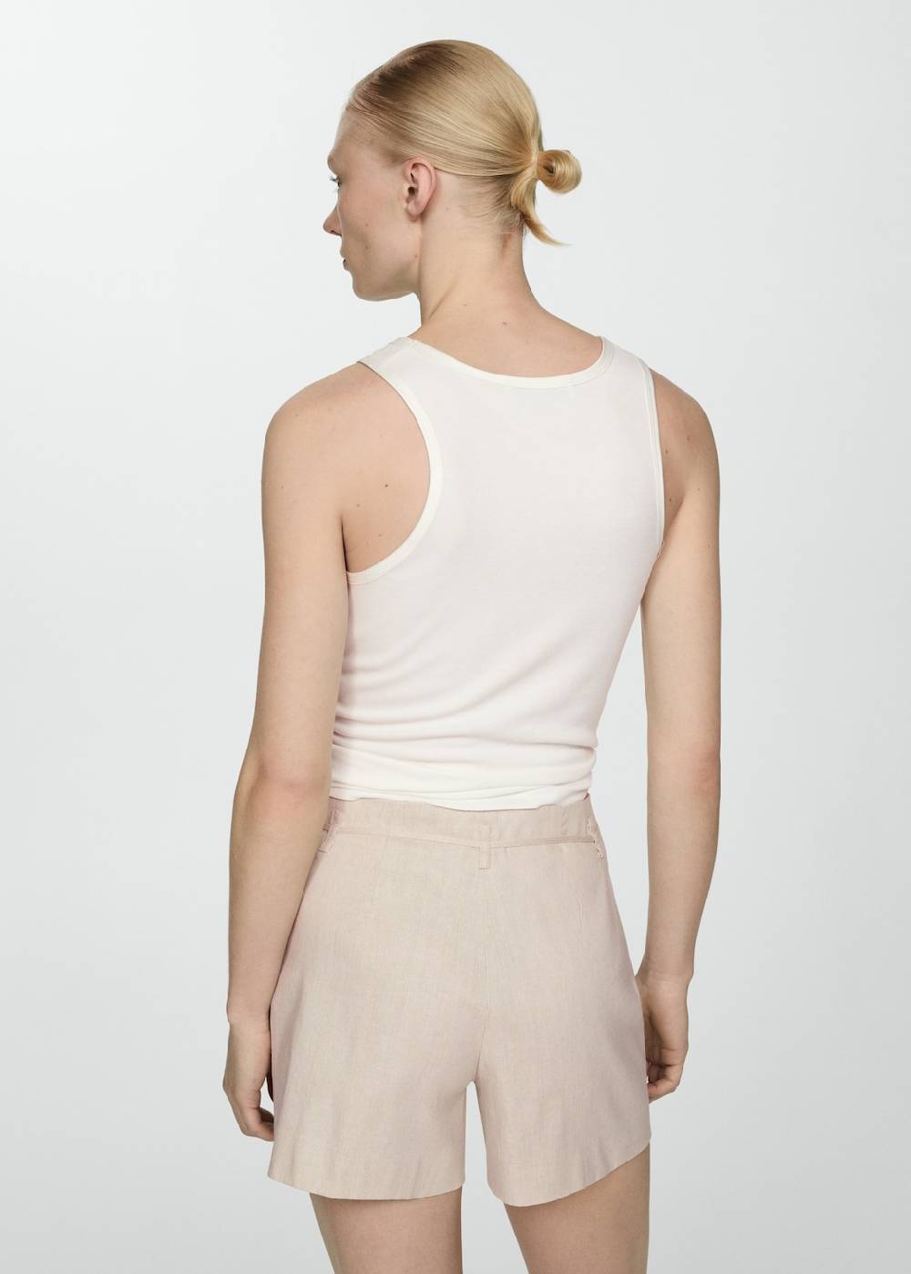 Mango Leinenshorts mit Schleife Begrenzte Freigabe