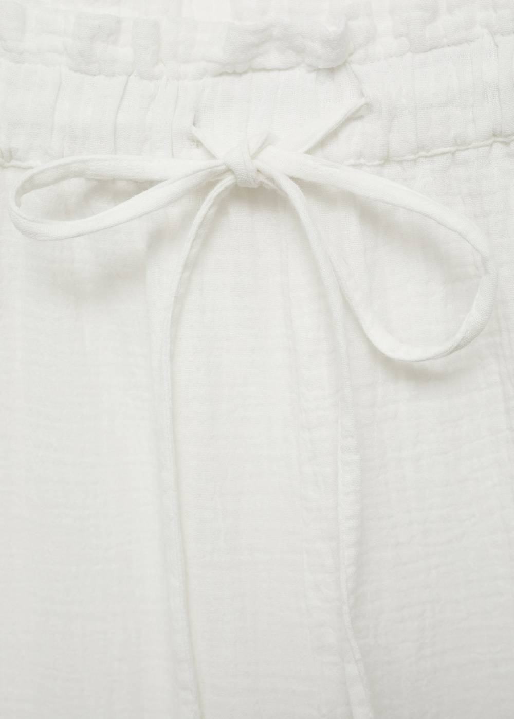 Mango Baumwollhose mit Gummibund Letzter Tag