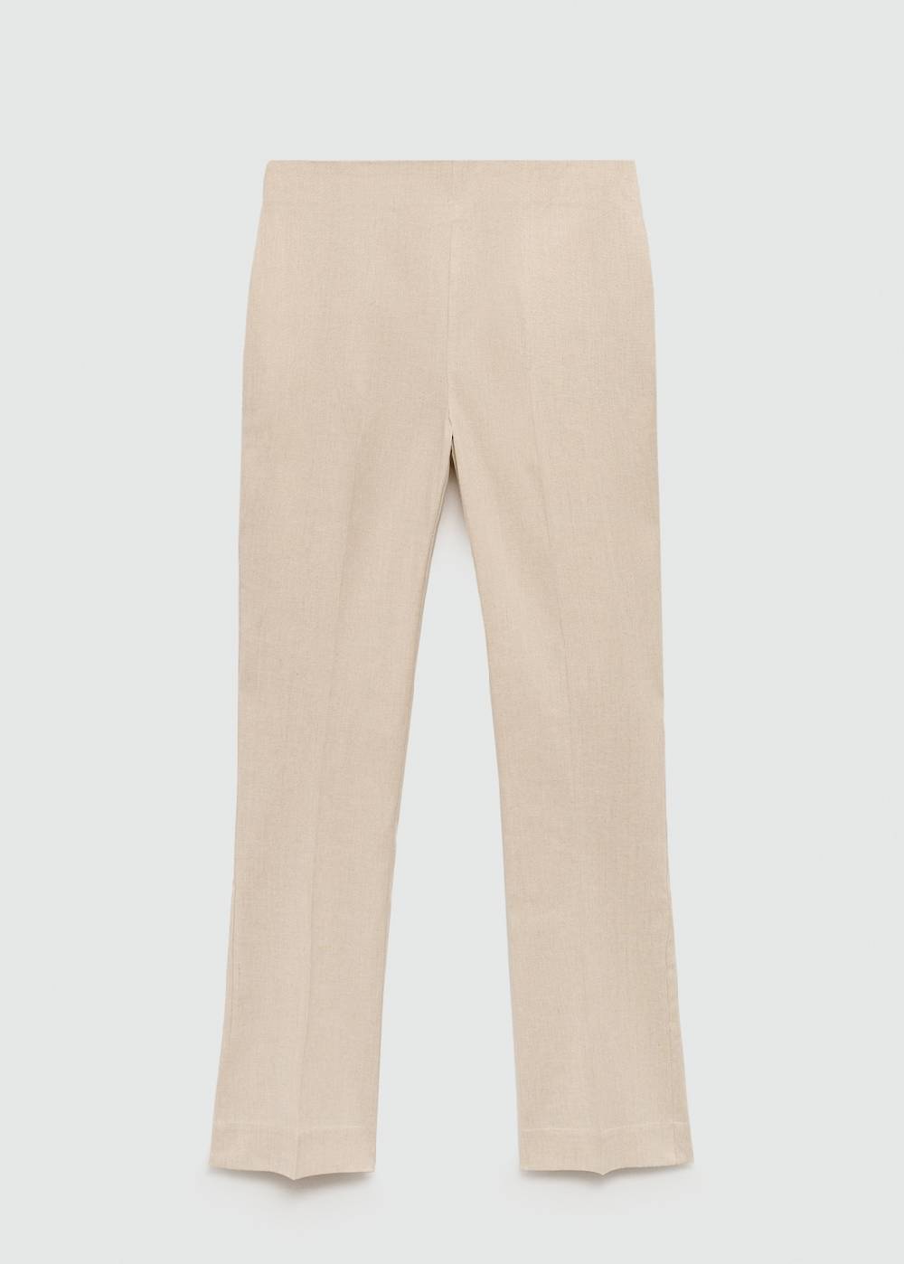 Mango Flared-Hose aus Leinen Discount Store für neue Produkte