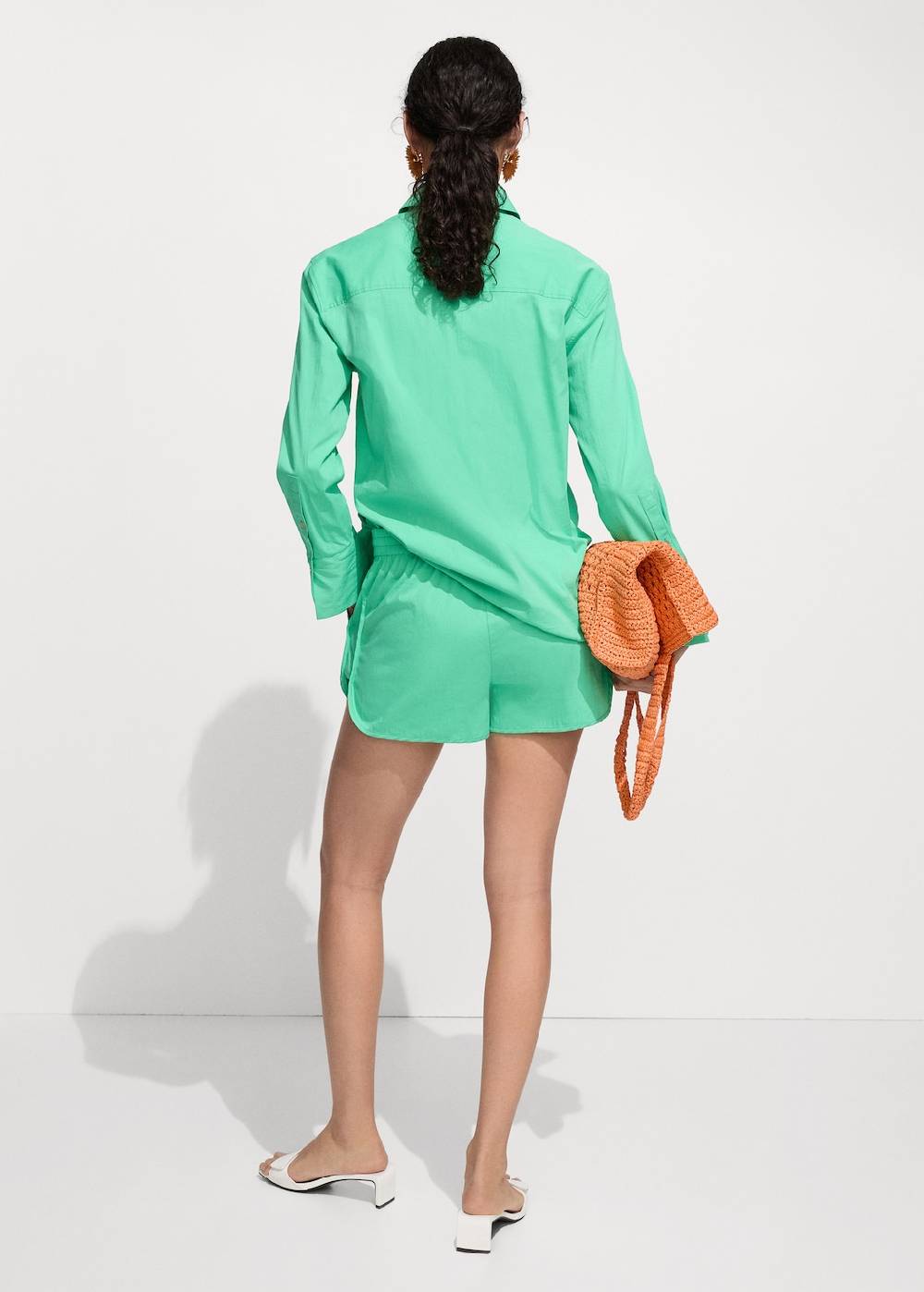 Mango Baumwollshorts mit Stretchbund Rabatte dieses Monats