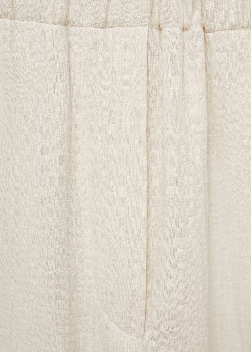 Mango Wideleg-Baumwollhose 2025