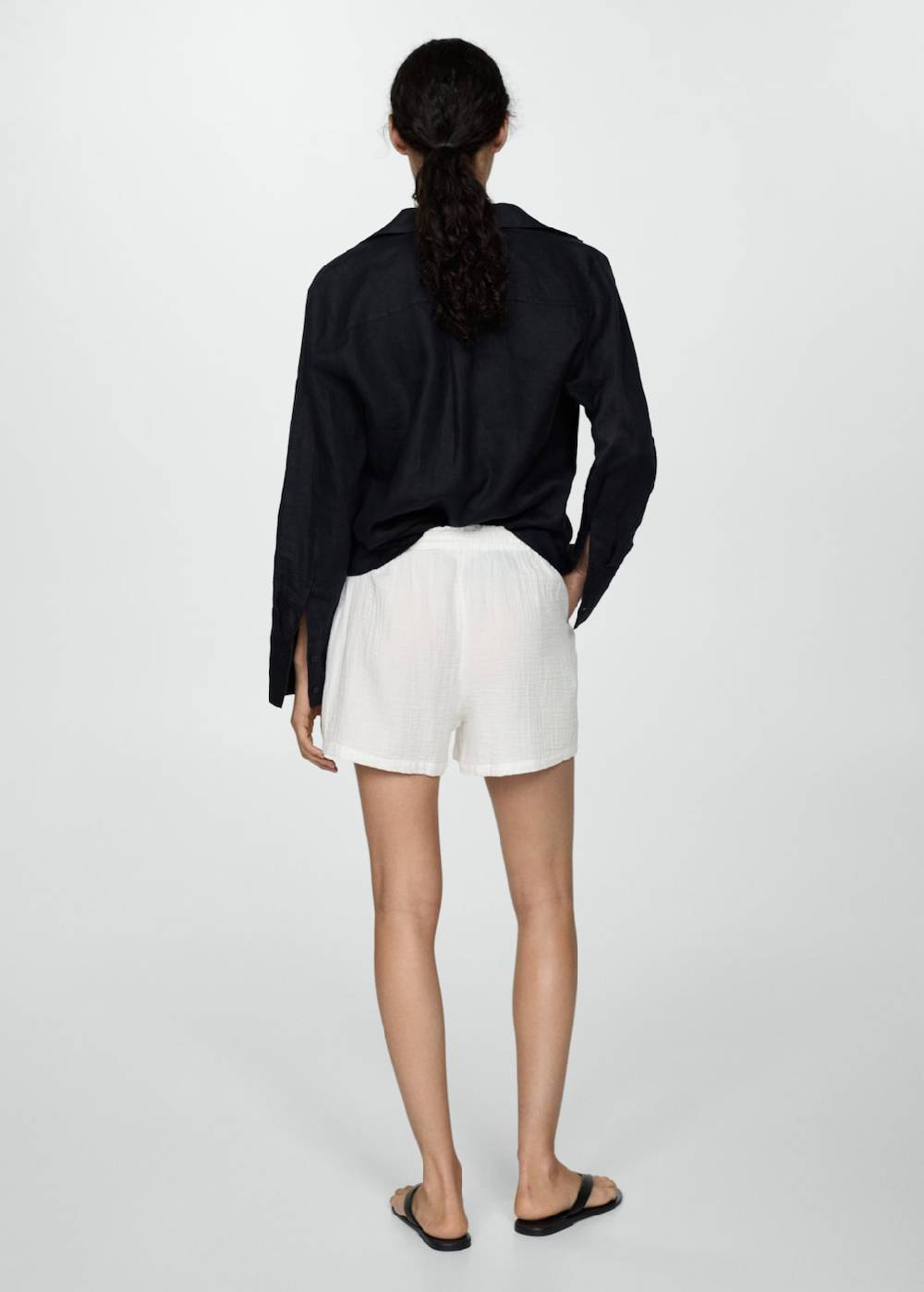 Mango Baumwollshorts mit Stretchbund Limitierter Zeitrabatt