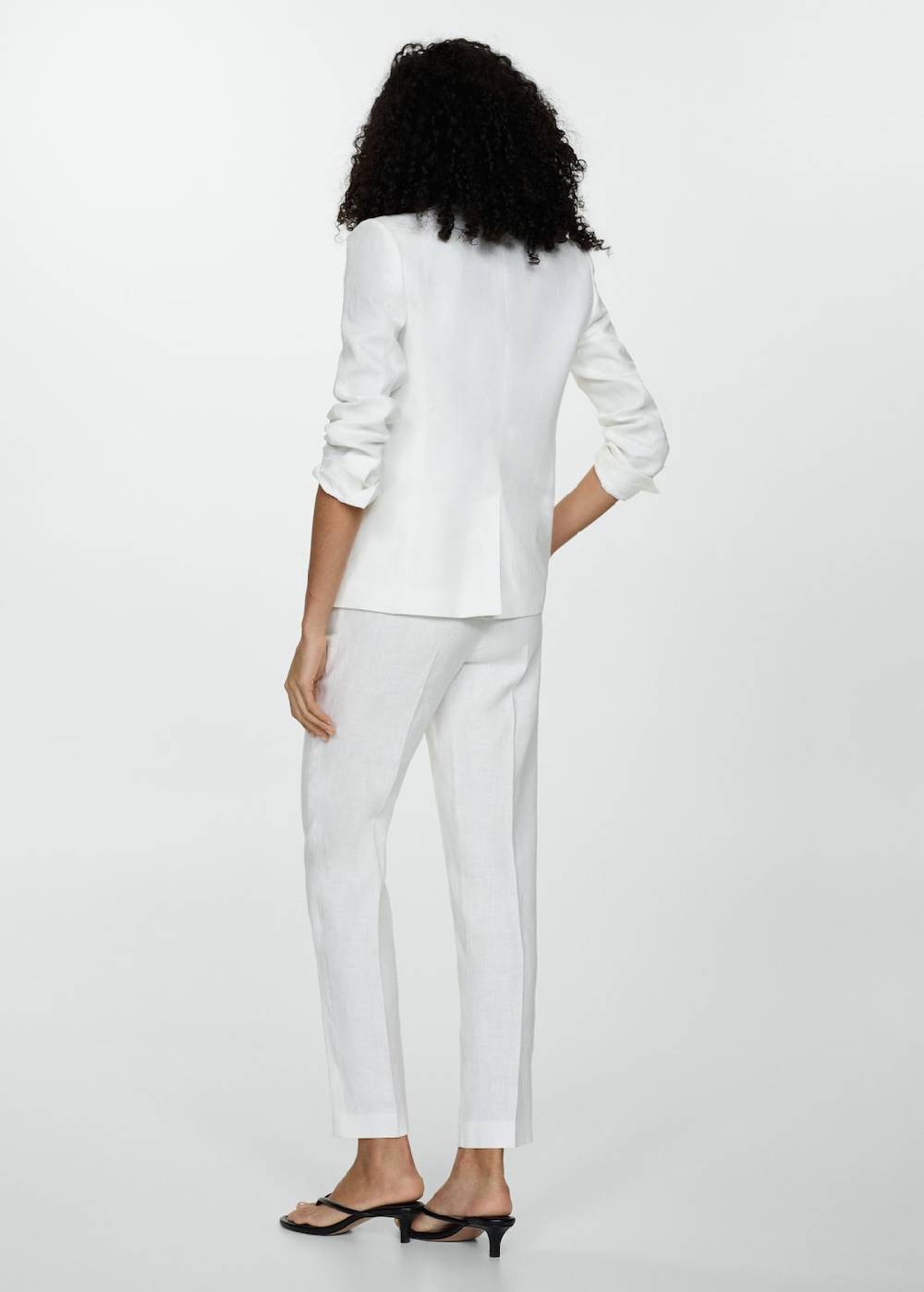 Mango Leinen-Anzughose Fabrik Onlineshop