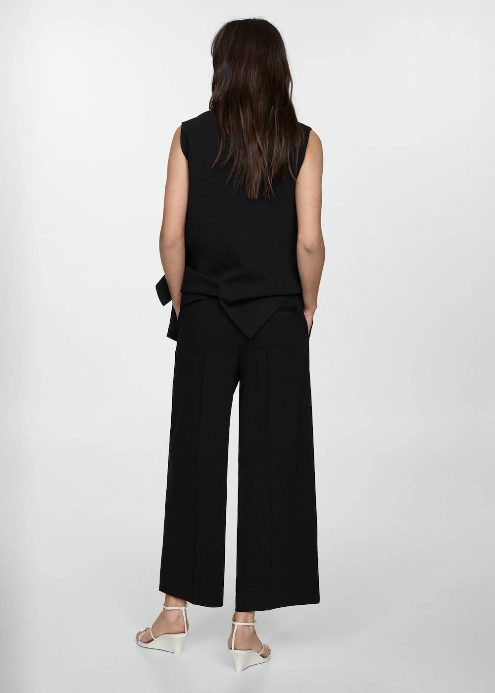Mango Culotte mit Bundfalten Sonderangebot