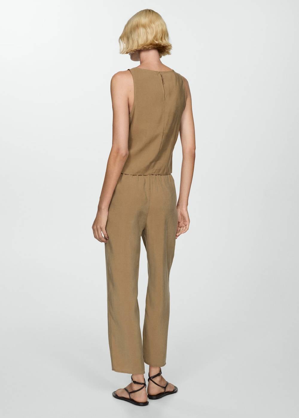 Mango Gerade Hose aus Modal Preisnachlass