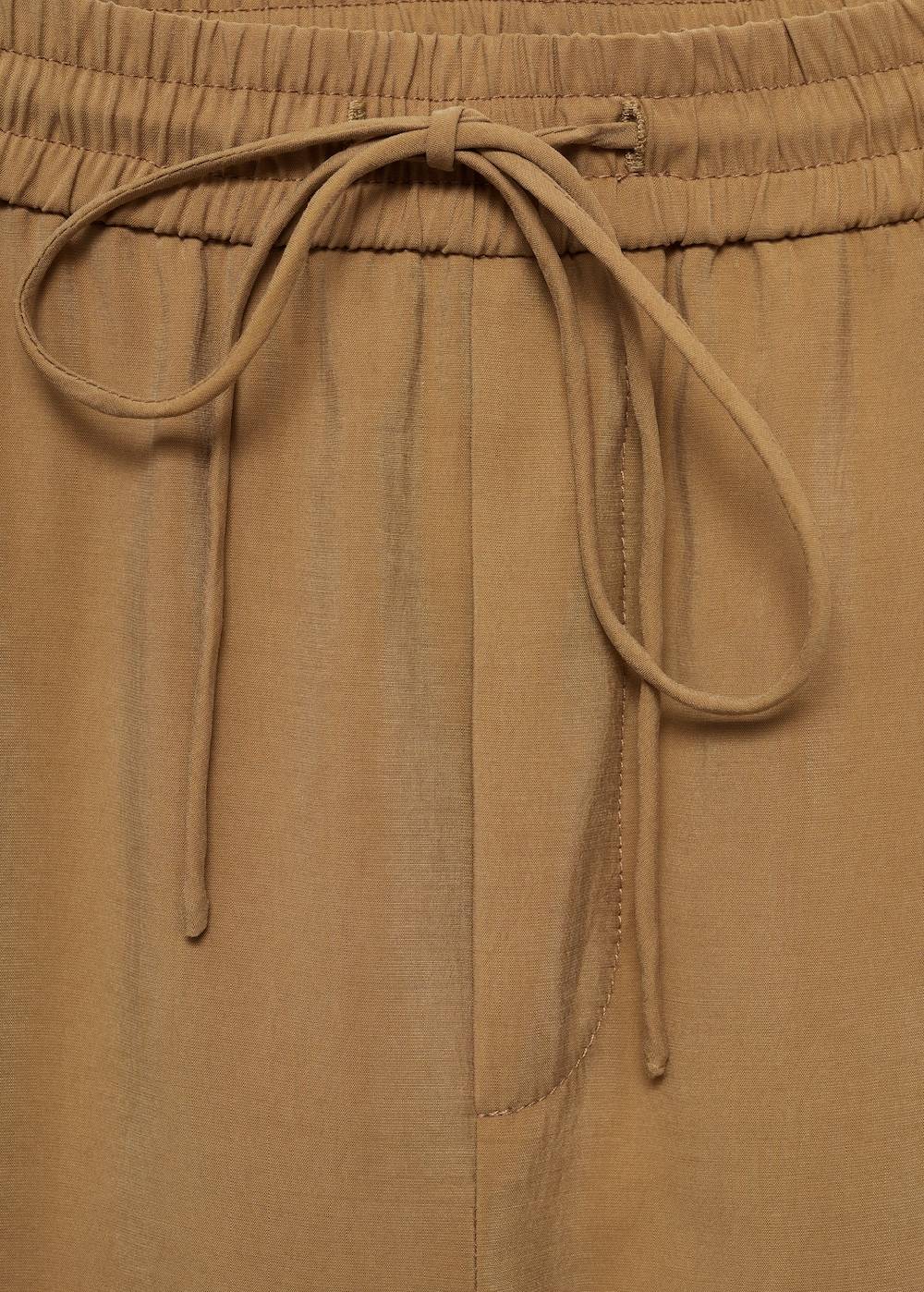 Mango Gerade Hose aus Modal Preisnachlass