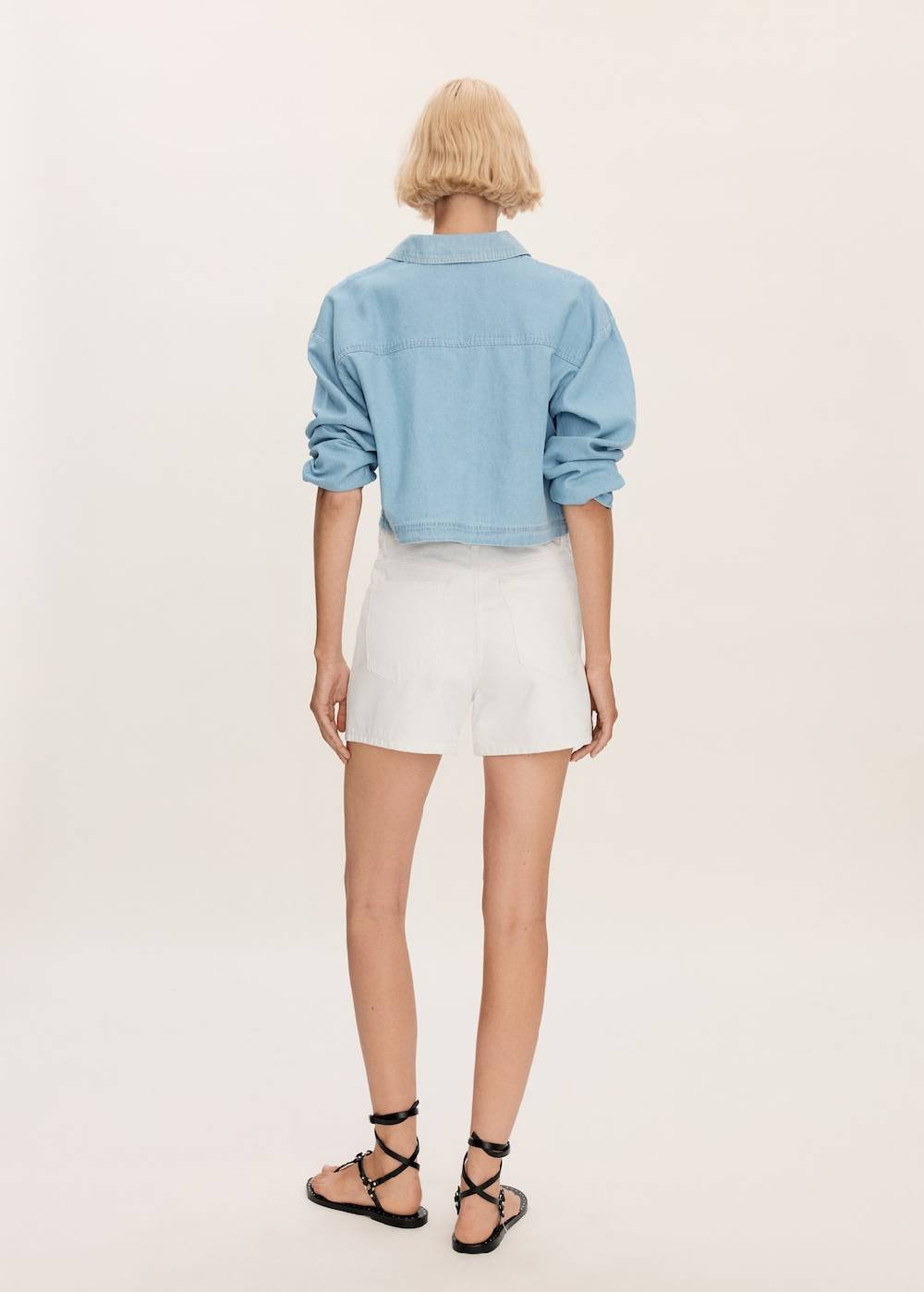 Mango Jeans-Shorts mit hoher Taille Cyber Monday