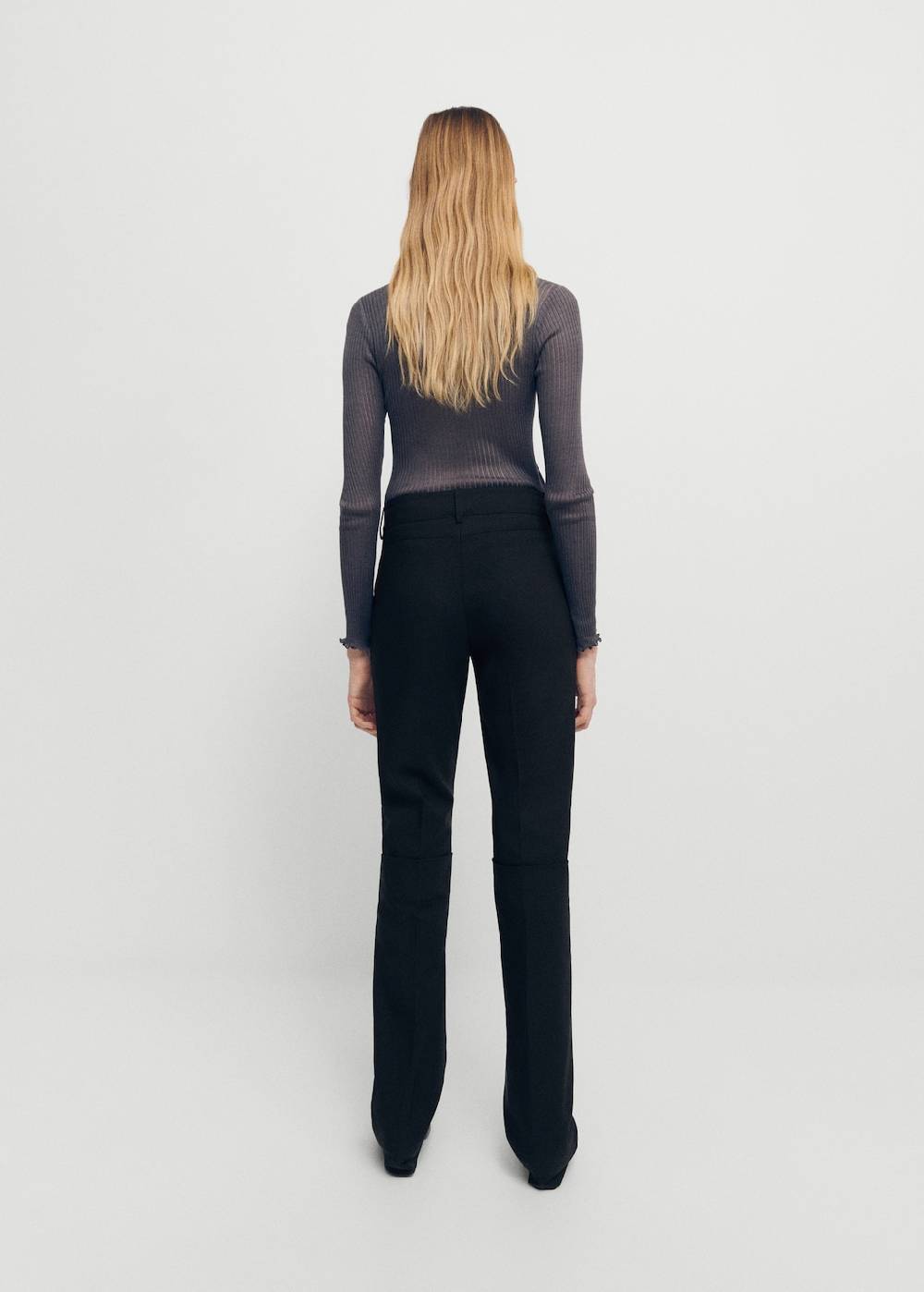 Mango Gerade Bundfaltenhose Top Angebot