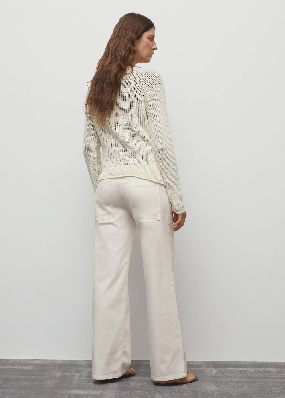 Mango Baumwollhose mit verstellbarer Kordel Neuheiten