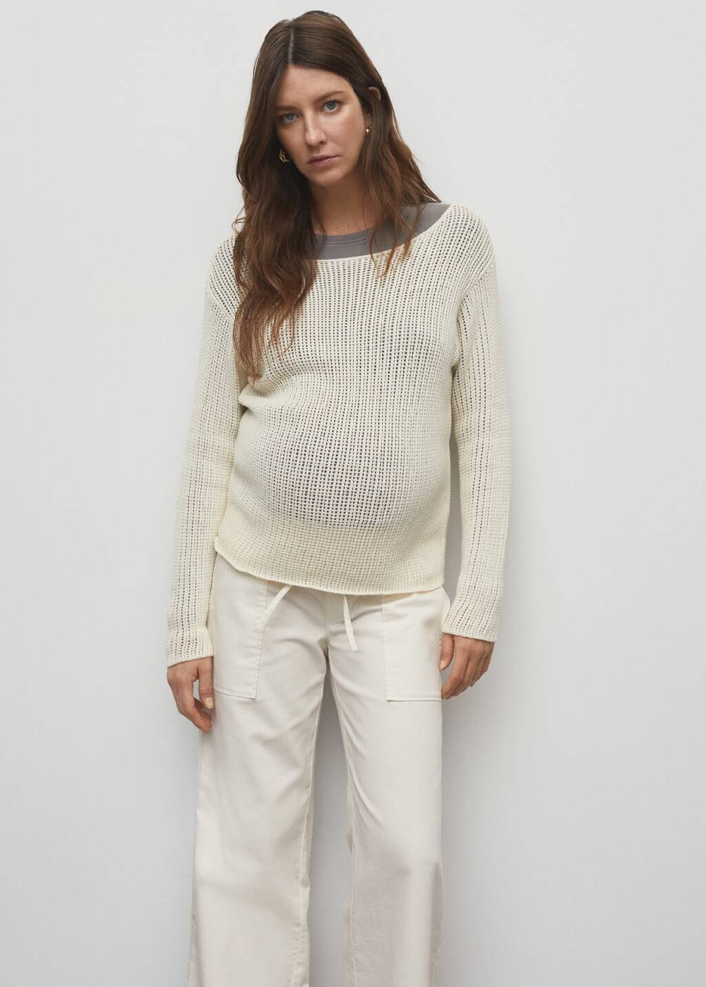 Mango Baumwollhose mit verstellbarer Kordel Neuheiten