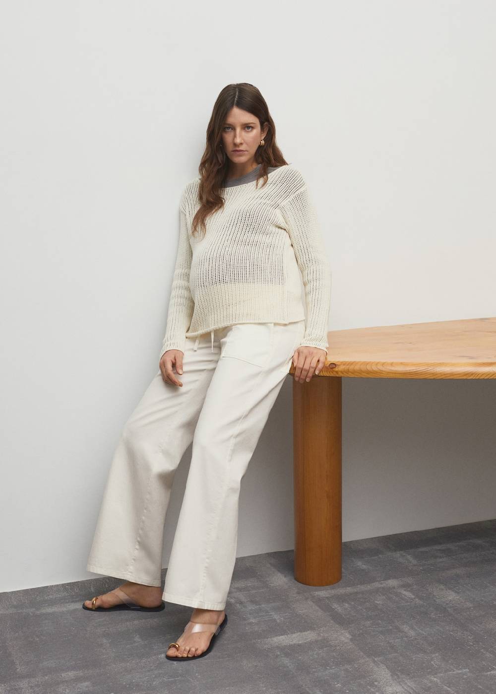 Mango Baumwollhose mit verstellbarer Kordel Neuheiten