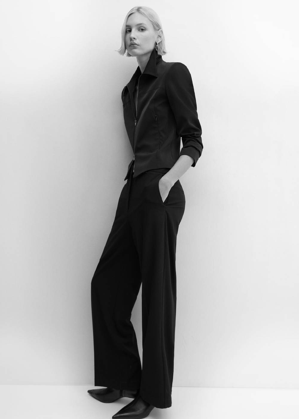Mango Wideleg-Hose mit niedrigem Bund Bestseller