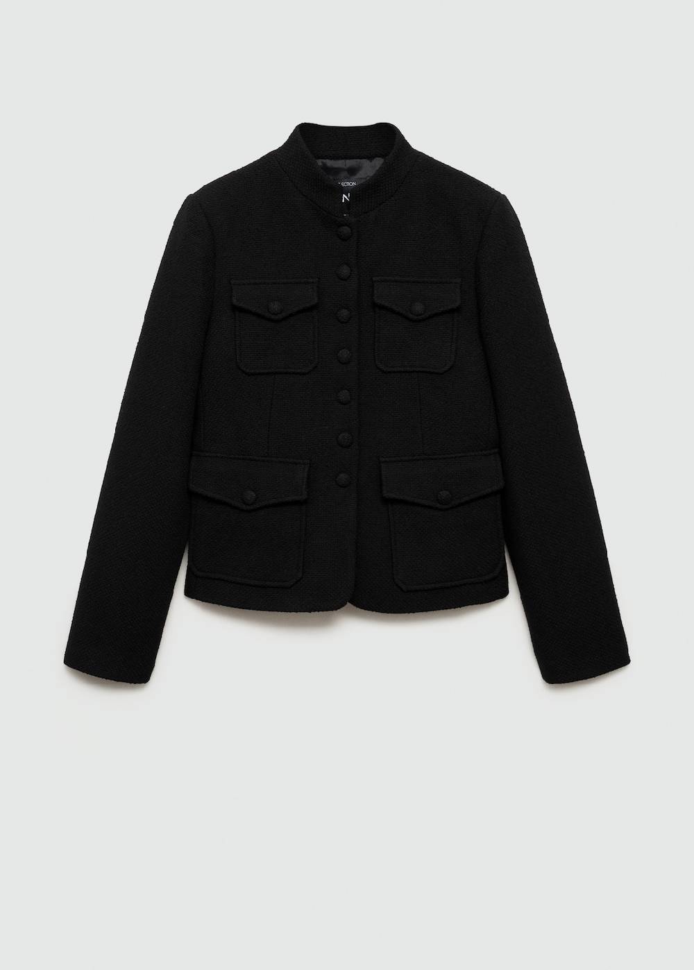 Mango Tweed-Jacke mit Taschen Sonderangebote