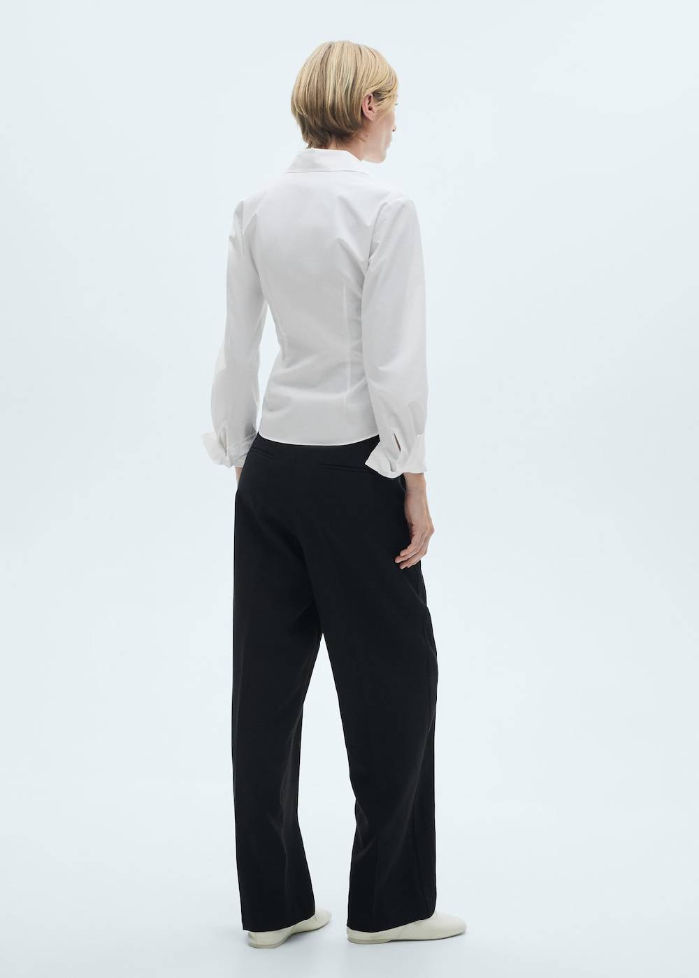 Mango Gerade Bundfaltenhose Tiefpreis