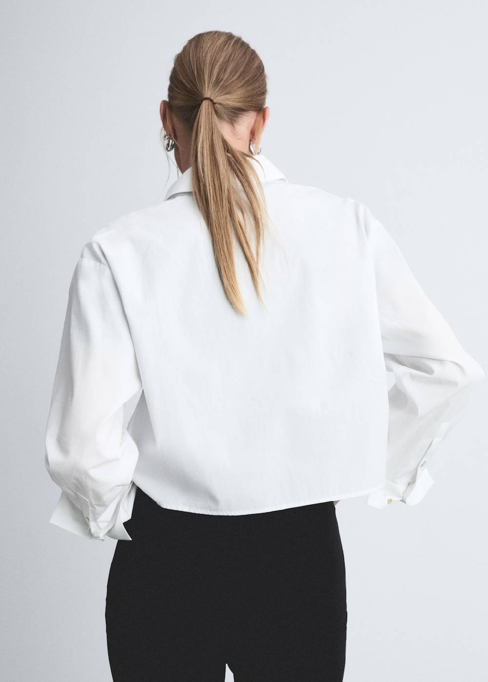 Mango Hemd in Cropped-Länge mit Tasche Letzte 2 Tage