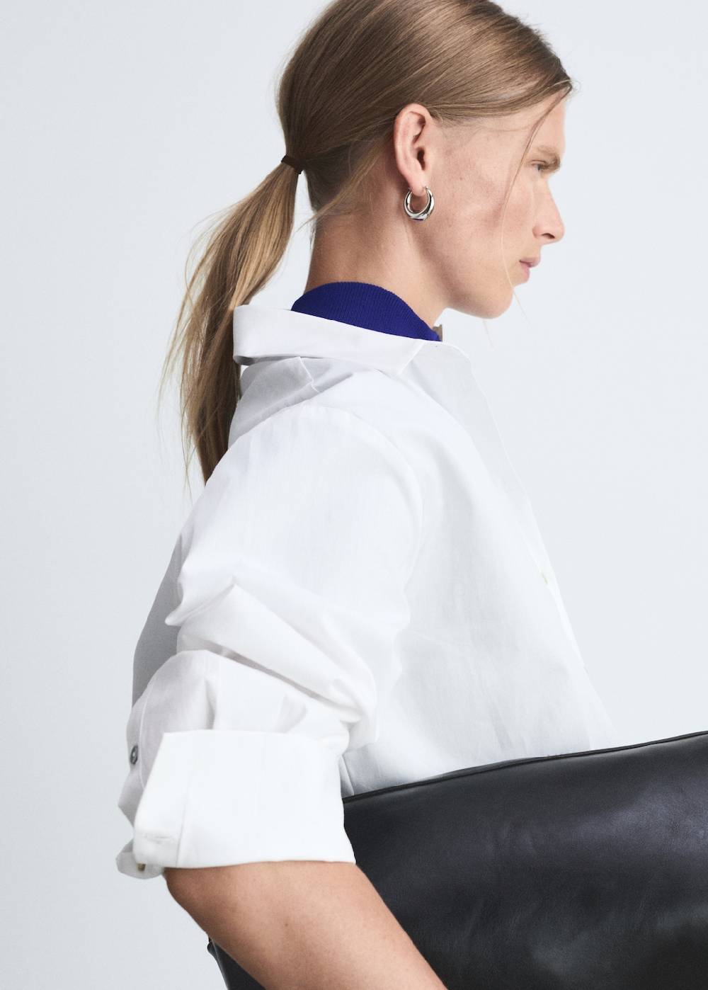 Mango Hemd in Cropped-Länge mit Tasche Letzte 2 Tage