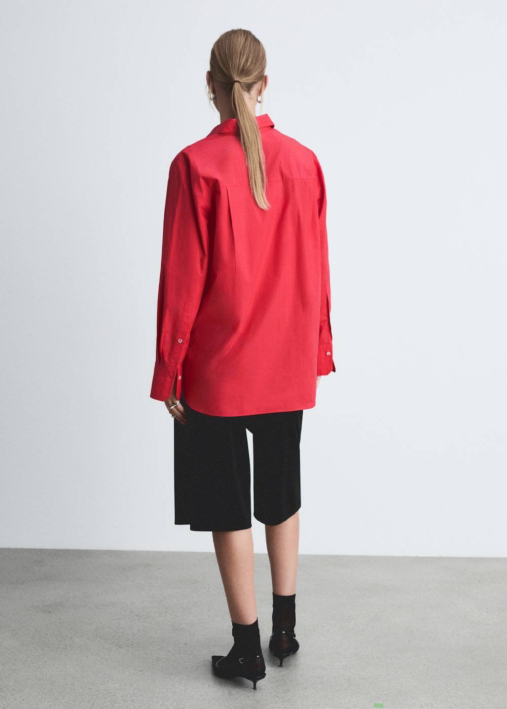 Mango Oversized-Hemd mit Tasche Sonderangebot der Fabrik