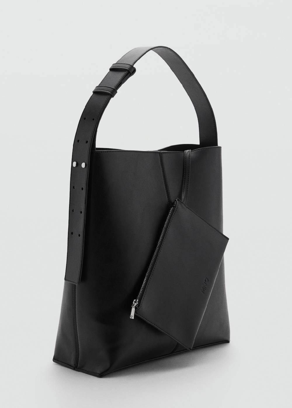 Mango Shopper Bag mit kurzem Henkel Riesige Rabatte