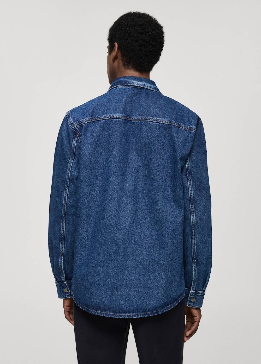 Mango Jeans-Overshirt mit Tasche Verkauf