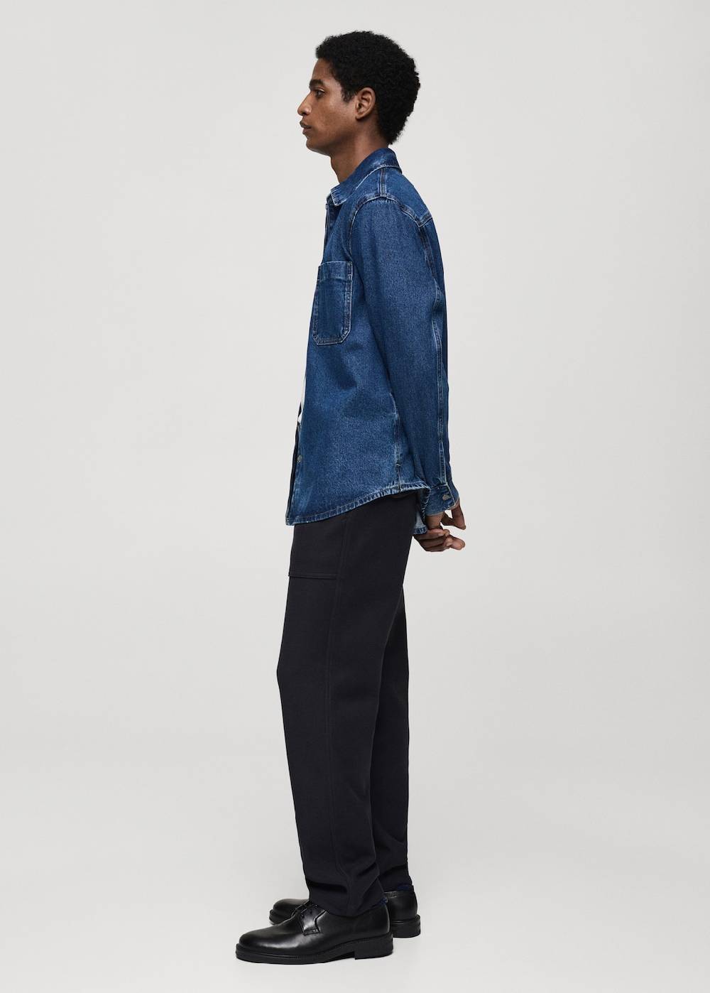 Mango Jeans-Overshirt mit Tasche Verkauf