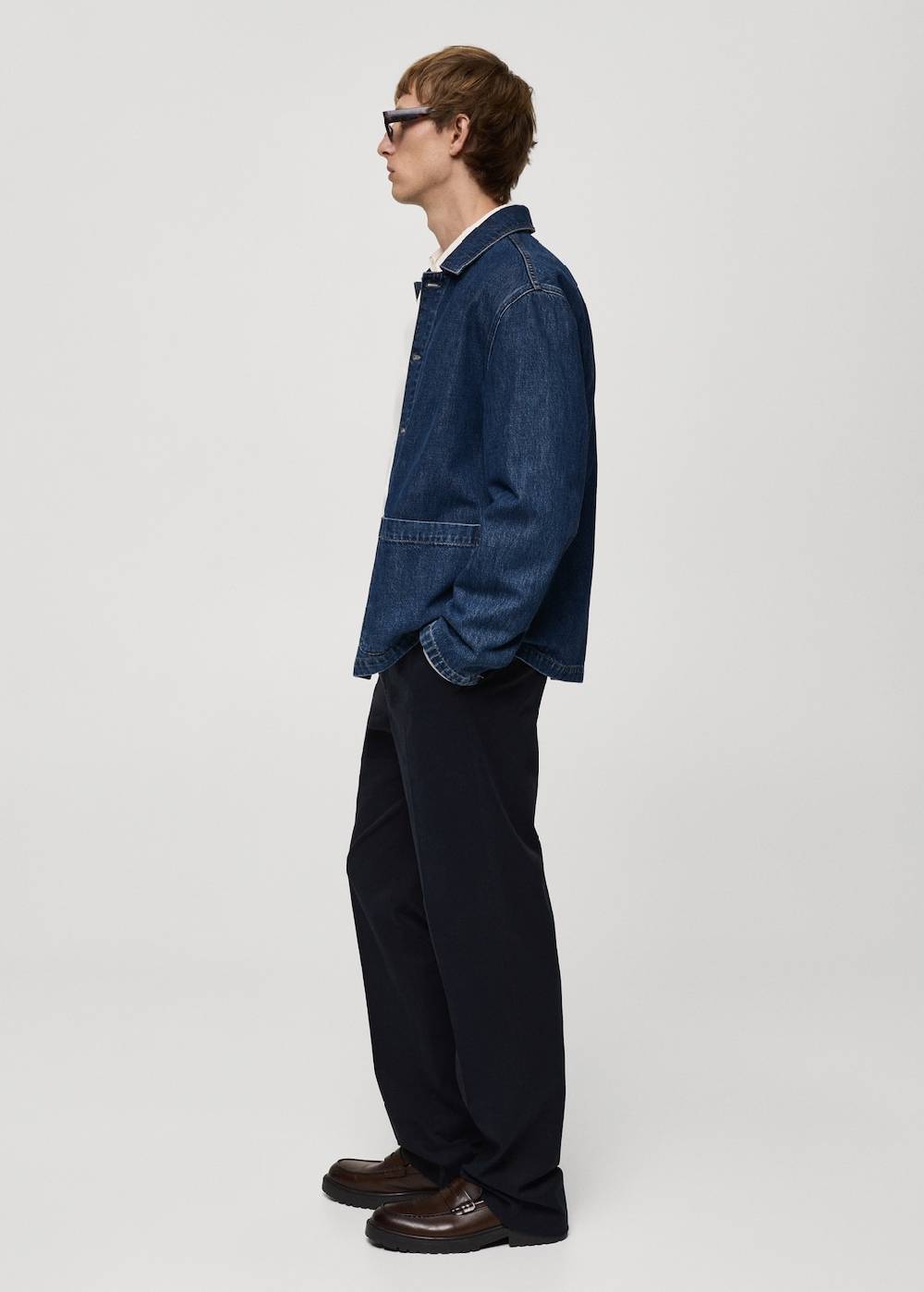 Mango Jeans-Overshirt mit Taschen Hotsell