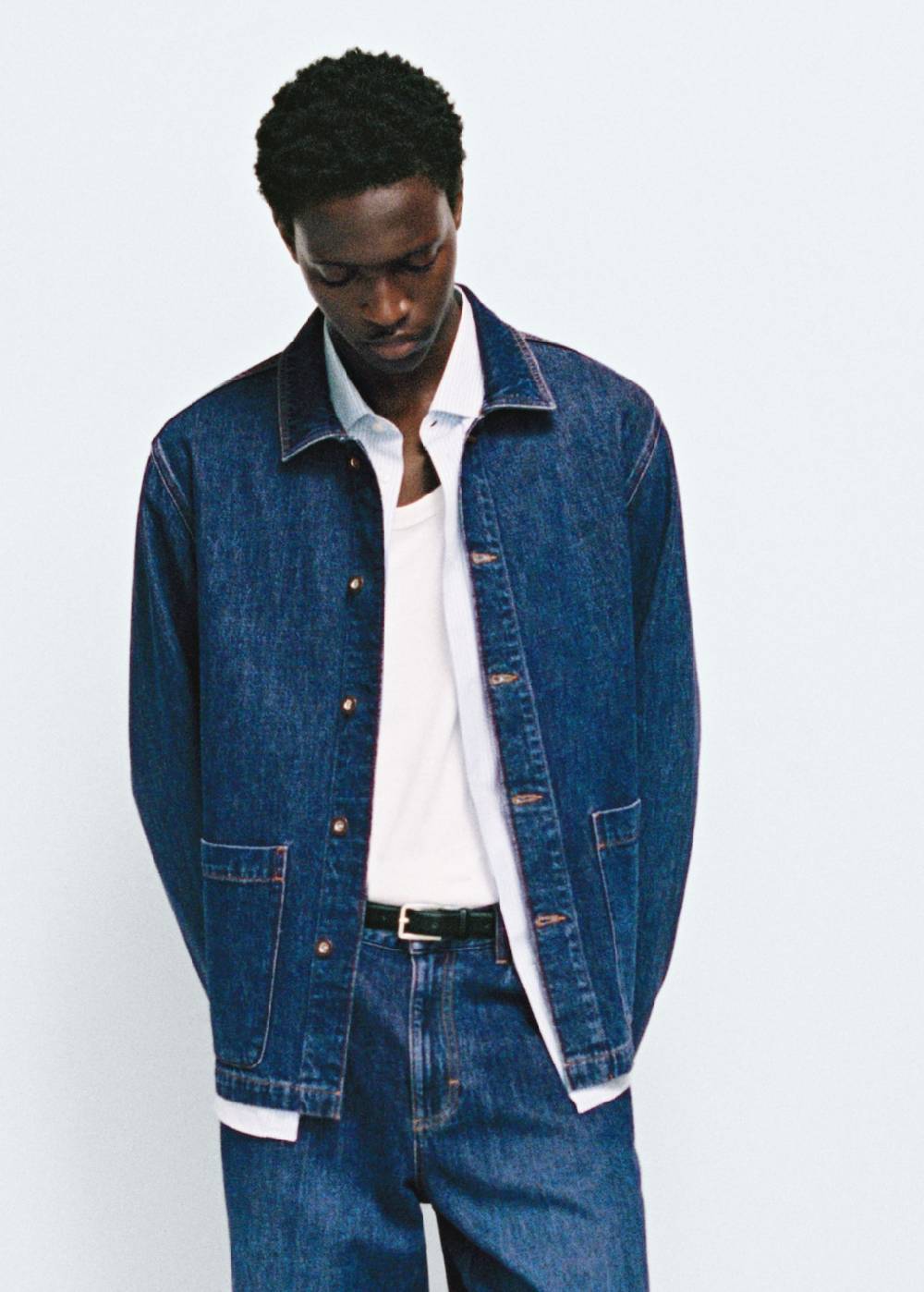 Mango Jeans-Overshirt mit Taschen Hotsell