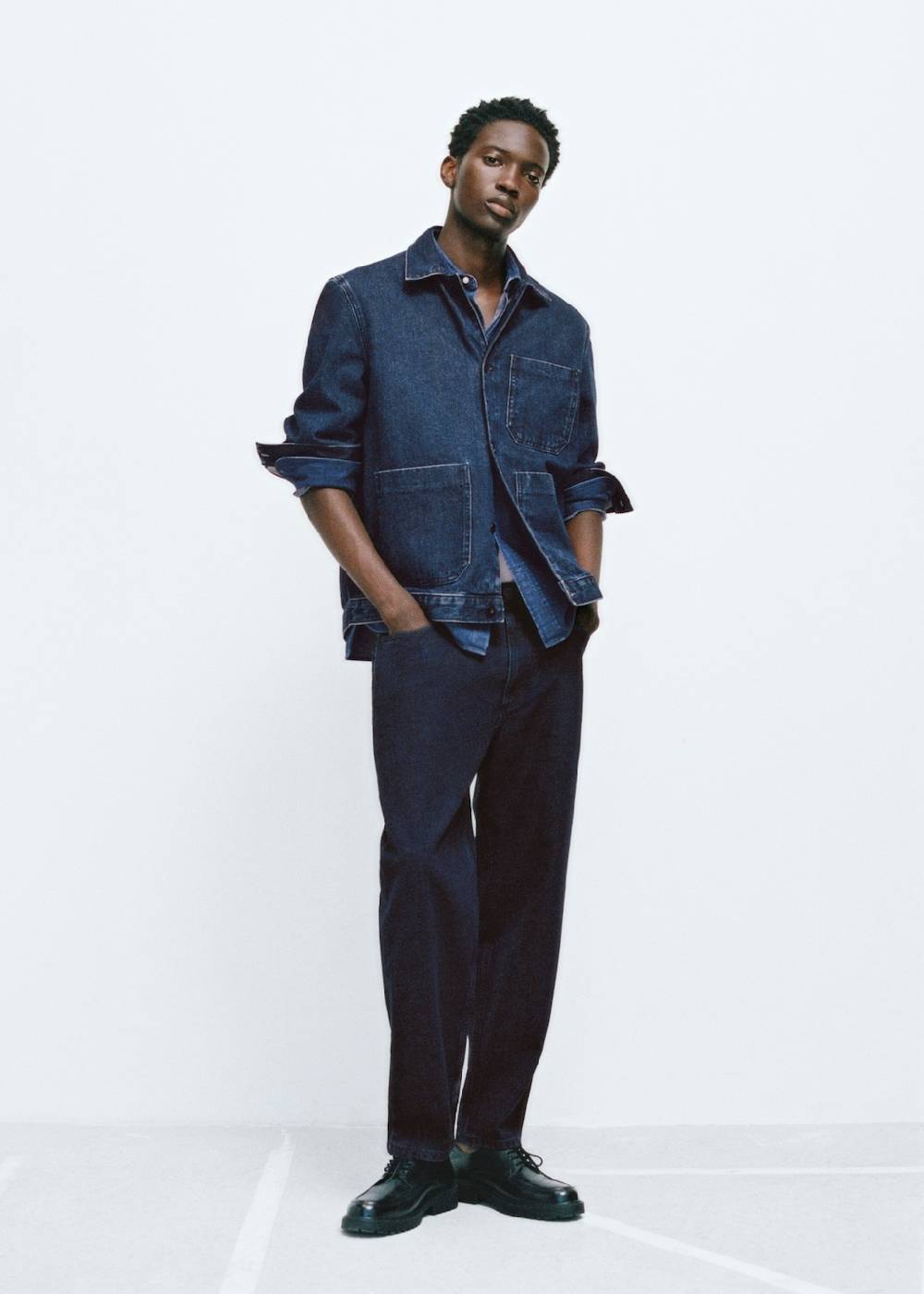 Mango Relaxed Fit-Jeans mit dunkler Waschung Günstiger Verkauf