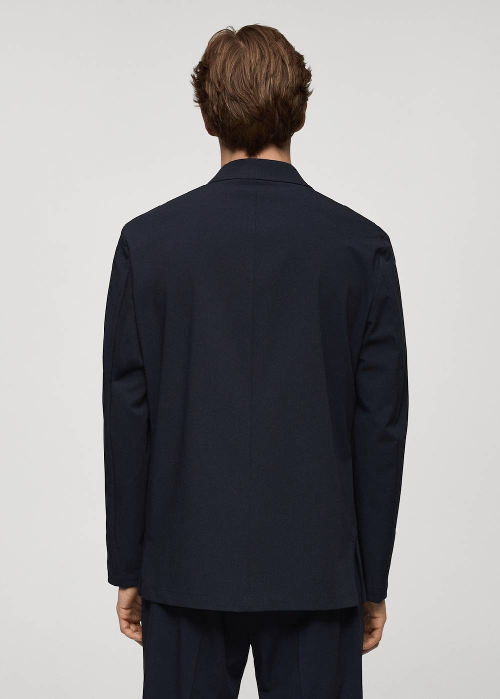 Mango Slim Fit-Anzugblazer mit Taschen Fabrikverkauf