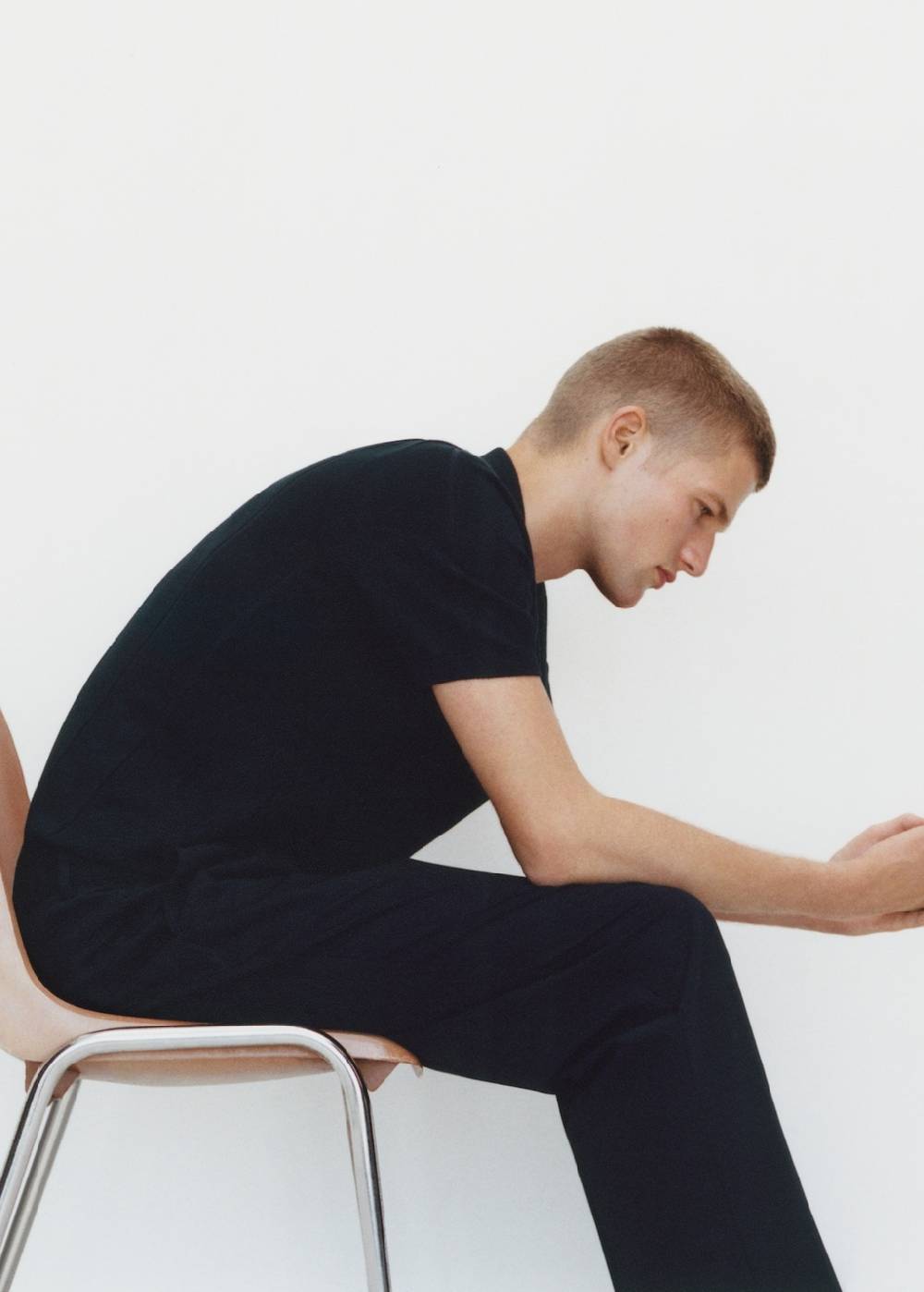 Mango Feinstrick-Poloshirt mit Rippmuster Blitzverkäufe