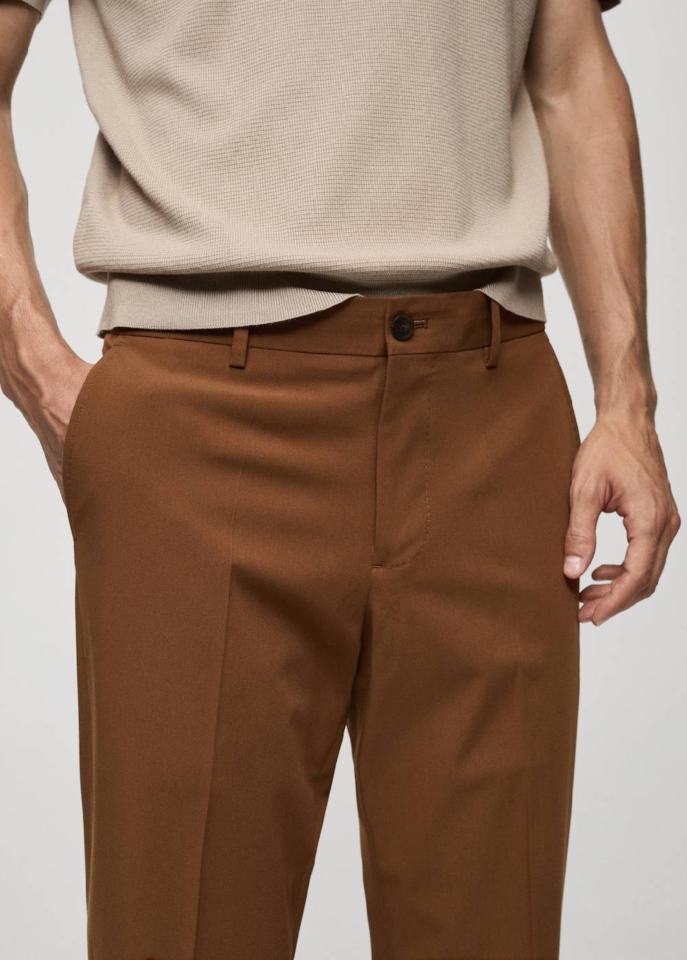 Mango Slim Fit-Anzughose Kostenloser Versand