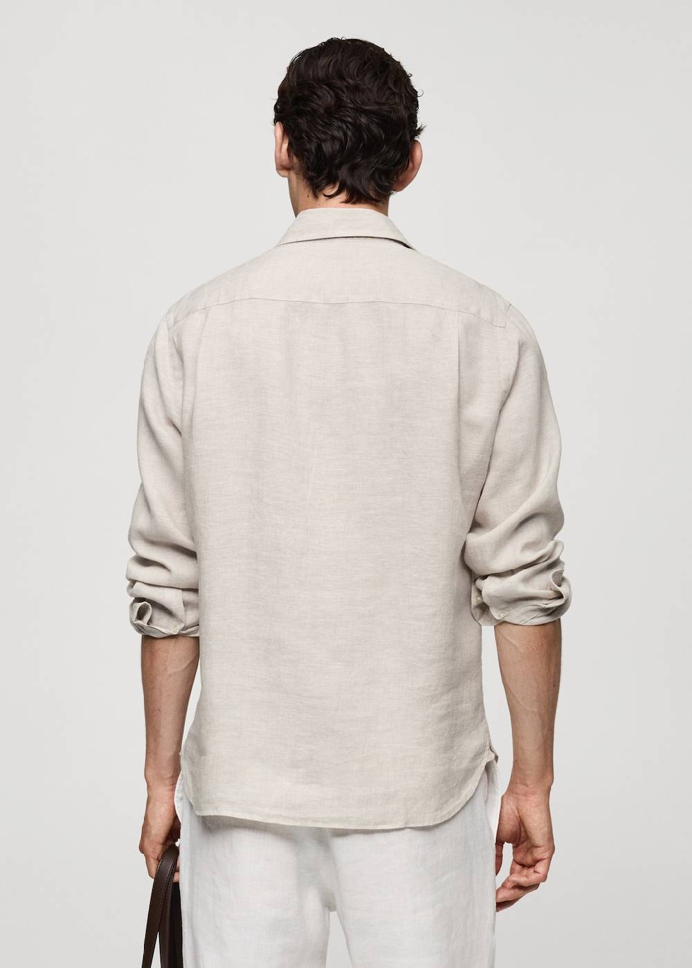 Mango Classic-Fit-Hemd aus 100 % Leinen Flash Sale