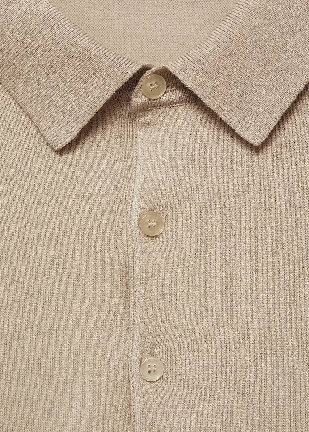 Mango Feinstrick-Poloshirt Weihnachtsangebot