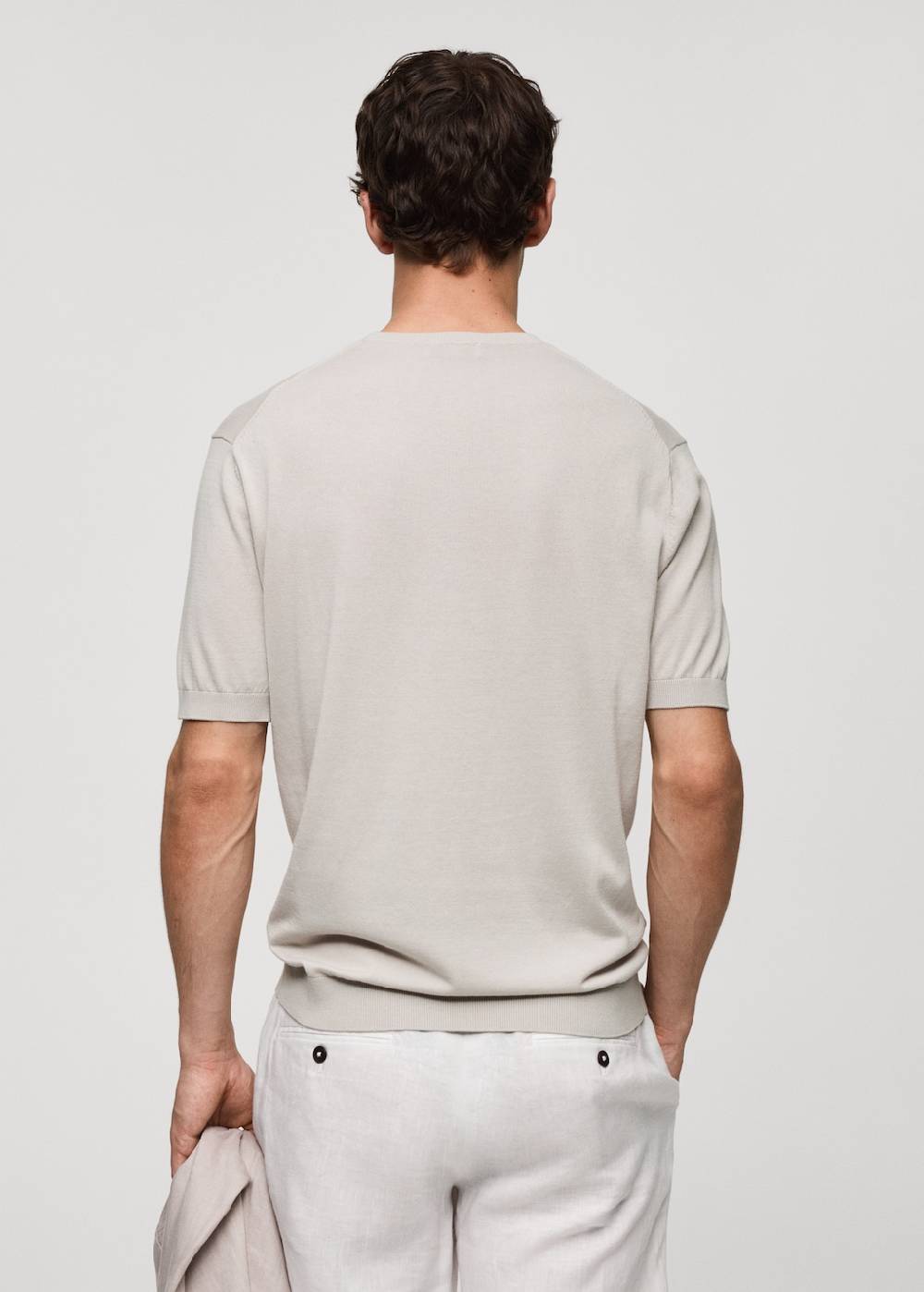 Mango Strick-T-Shirt aus 100 % Baumwolle Muttertagsangebot
