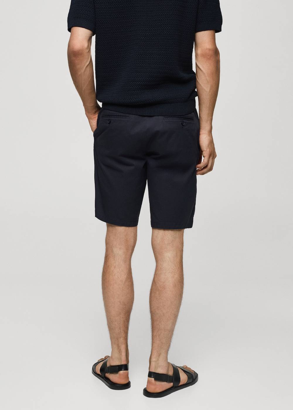 Mango Slim-Fit-Bermudashorts im Chino-Stil aus Baumwolle Top Angebot