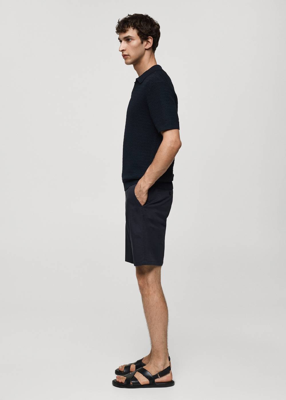 Mango Slim-Fit-Bermudashorts im Chino-Stil aus Baumwolle Top Angebot
