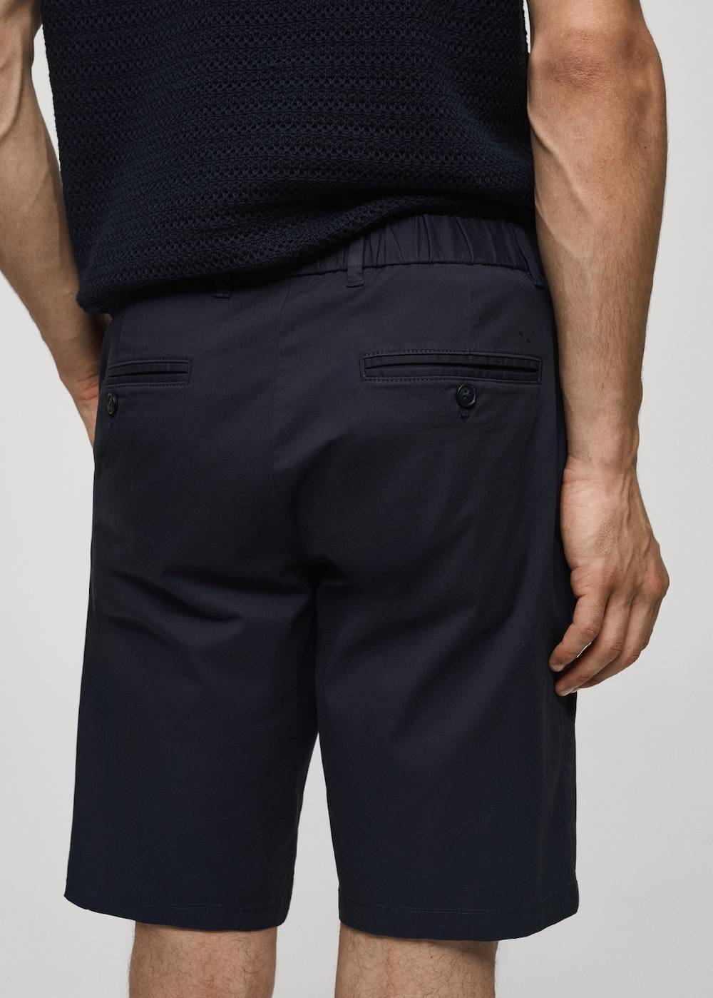 Mango Slim-Fit-Bermudashorts im Chino-Stil aus Baumwolle Top Angebot