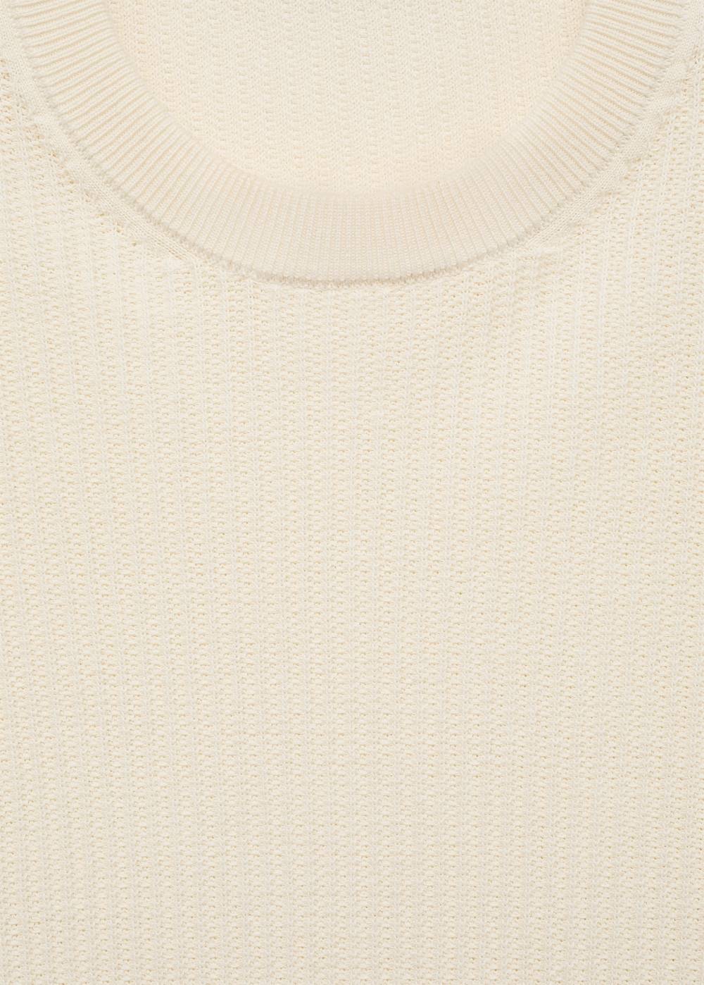 Mango Geripptes Strick-T-Shirt Bestseller