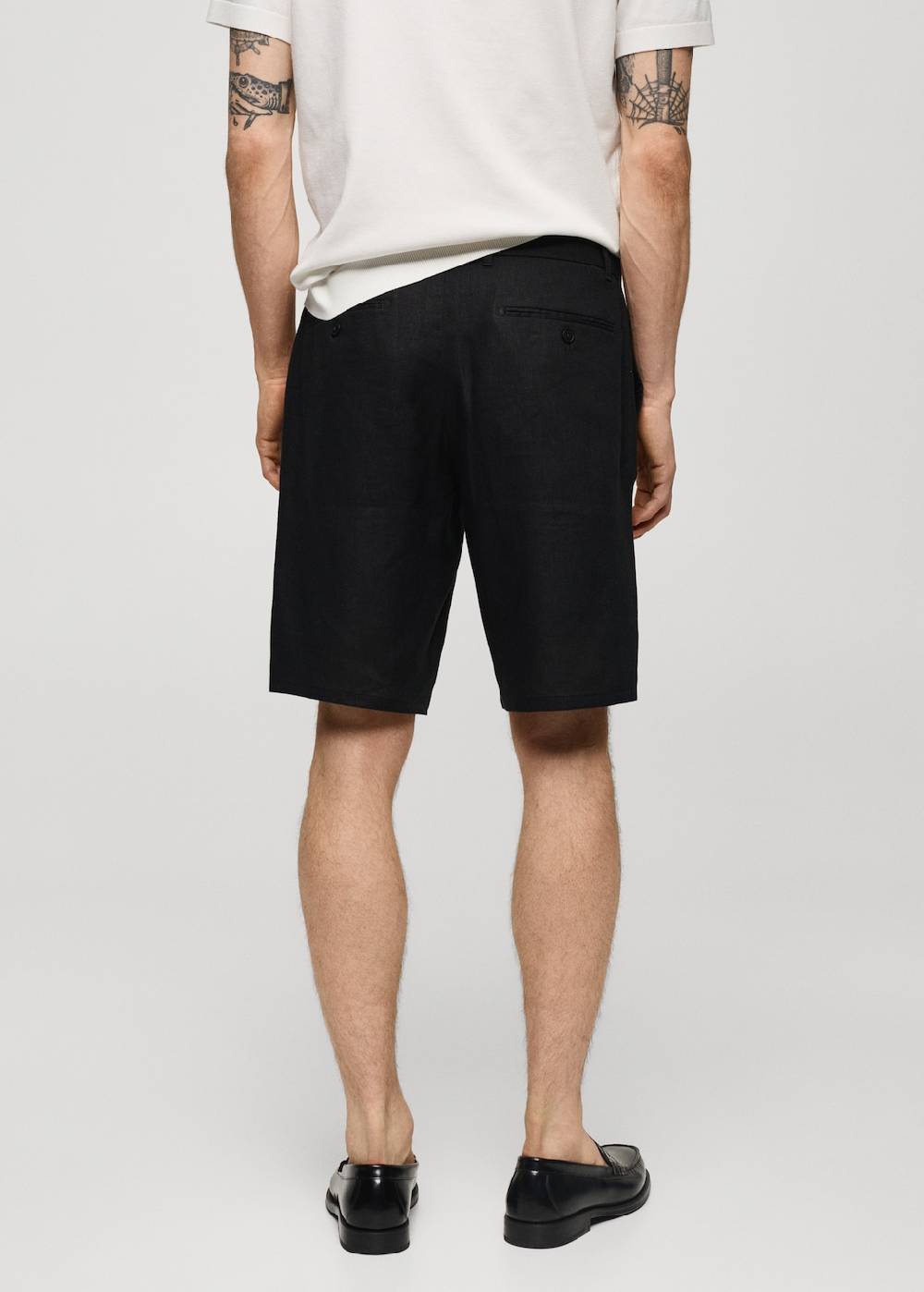 Mango Slim-Fit-Bermudashorts aus 100 % Leinen Tägliche Deals