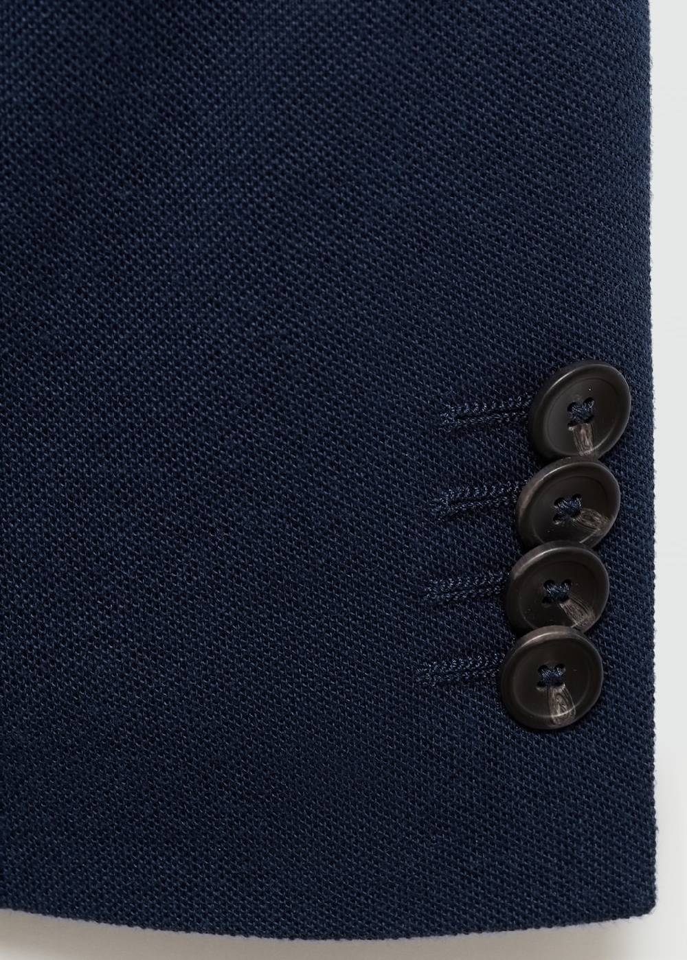 Mango Strukturierter Slim Fit-Baumwollblazer JETZT KAUFEN